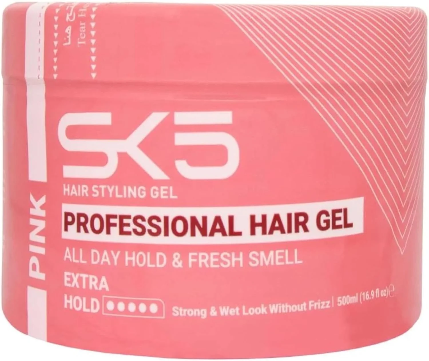 ژل حالت دهنده مو SK5 صورتی 500 میلی لیتر - نگهدارندگی قوی و رایحه گلی با طراوت