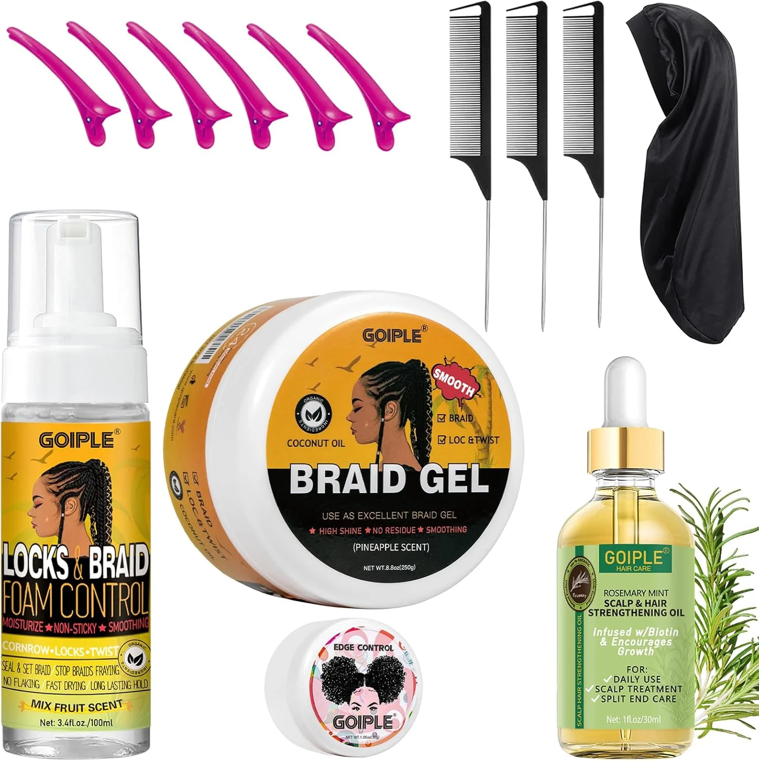 فوم ژل حالت دهنده قوی بافت مو، ژل صاف کننده مناسب برای پیچاندن مو، ژل بافت مو با قدرت نگهداری فوق العاده