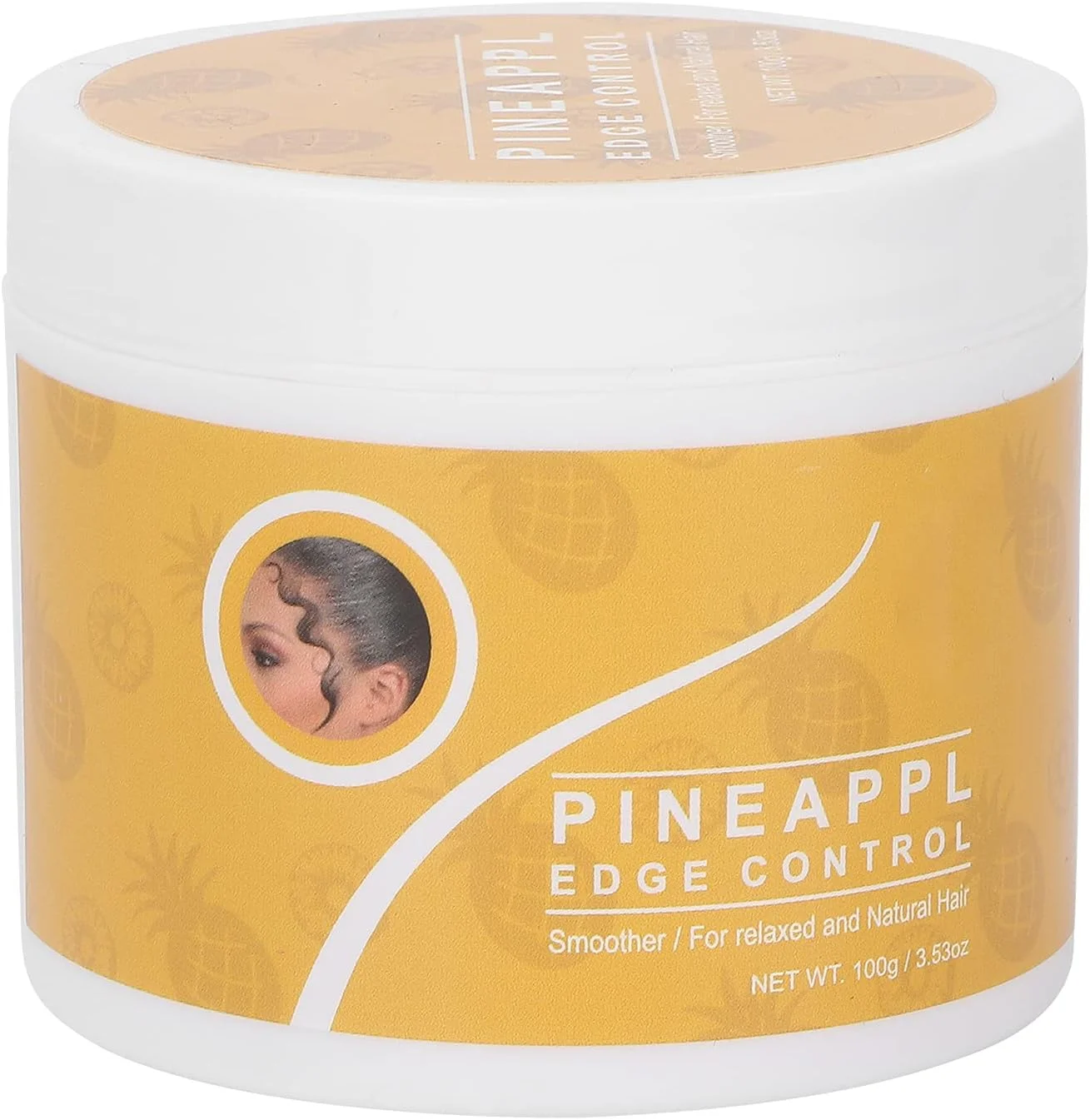 ژل حالت دهنده مو 100 گرمی، واکس مو حرفه ای، ژل مو، پماد سالنی ماندگار با قدرت نگهدارندگی قوی برای ظاهری صاف و براق (آناناس)