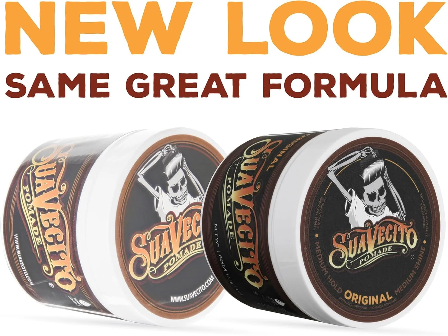 Suavecito Pomade Original Hold، بسته 3 عددی - حالت دهنده مو با قدرت متوسط برای آقایان - واکس موی براق بر پایه آب، بدون ایجاد شوره - شستشوی آسان - ماندگاری تمام روز برای همه مدل های مو Suavecito Pomade Original Hold، بسته 3 عددی - حالت دهنده مو با قدرت متوسط برای آقایان - واکس موی براق بر پایه آب، بدون ایجاد شوره - شستشوی آسان - ماندگاری تمام روز برای همه مدل های مو
