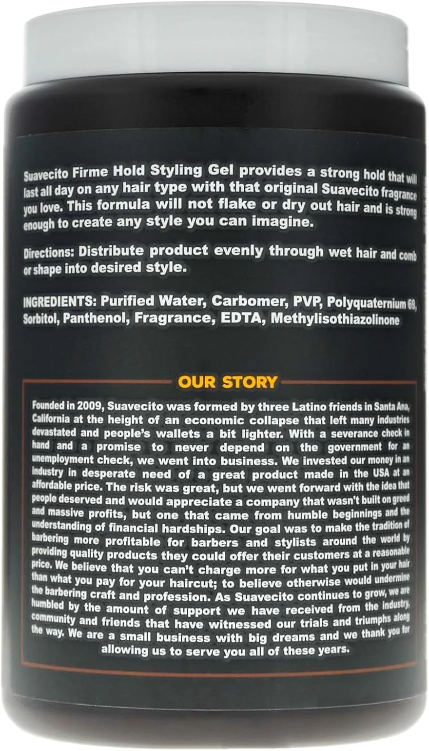 ژل حالت دهنده موی سر Suavecito Firme Hold، ظرف بزرگ 946 میلی لیتری
