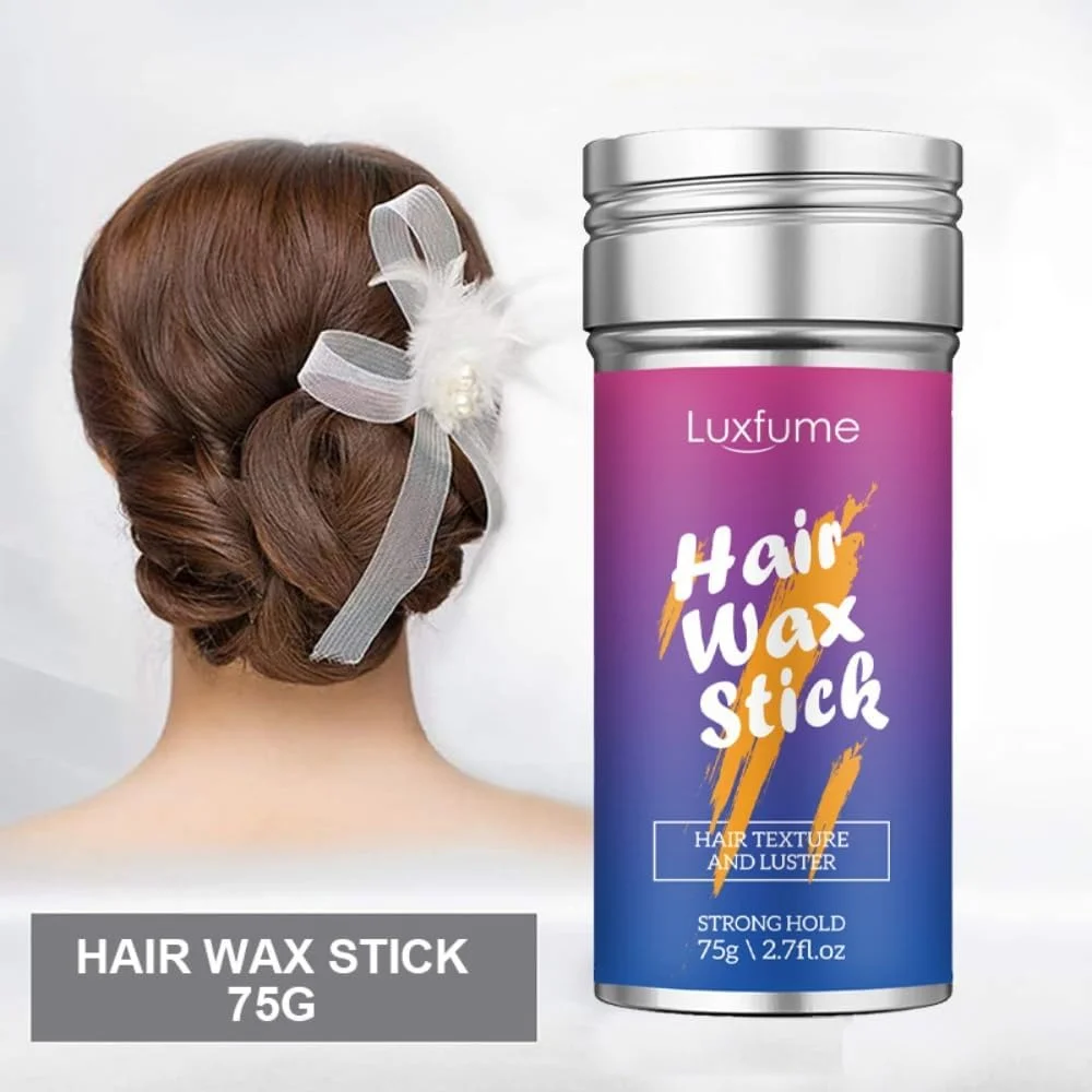 استیک واکس مو SWEI - 75 گرم | برای بافت و درخشش بهتر مو | واکس حالت دهنده مو | کرم حالت دهنده موهای ریز و شکسته، استیک صاف کننده و حالت دهنده لبه مو | استیک پماد مو برای آقایان و بانوان