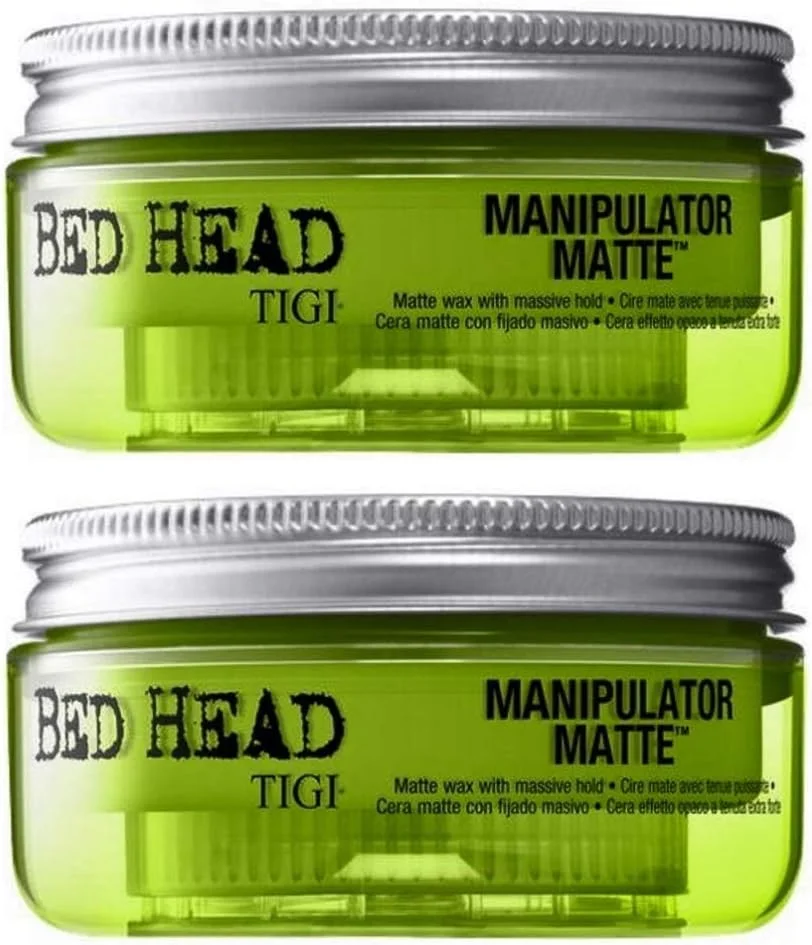 ژل واکس مات حالت دهنده مو تیگی بد هد مانیپولاتور، مناسب برای آقایان و بانوان، 56 گرم (بسته 2 عددی) ژل واکس مات حالت دهنده مو تیگی بد هد مانیپولاتور، مناسب برای آقایان و بانوان، 56 گرم (بسته 2 عددی)