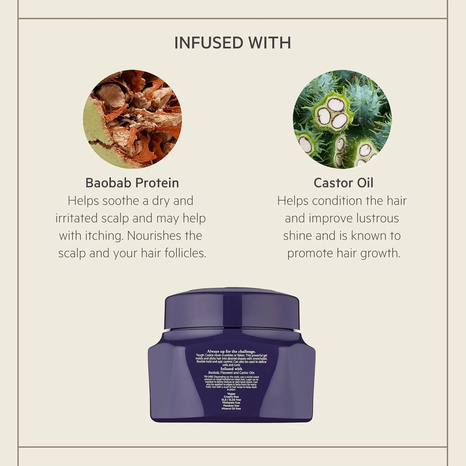 ژل حالت دهنده مو TPH by Taraji مدل Tough Cookie حجم 240 میلی لیتر غنی شده با روغن های بائوباب، تخم کتان و کرچک، مناسب موهای فر و مجعد، بدون سولفات، بدون تست حیوانی و وگان (Tough Cookie) ژل حالت دهنده مو TPH by Taraji مدل Tough Cookie حجم 240 میلی لیتر غنی شده با روغن های بائوباب، تخم کتان و کرچک، مناسب موهای فر و مجعد، بدون سولفات، بدون تست حیوانی و وگان (Tough Cookie)