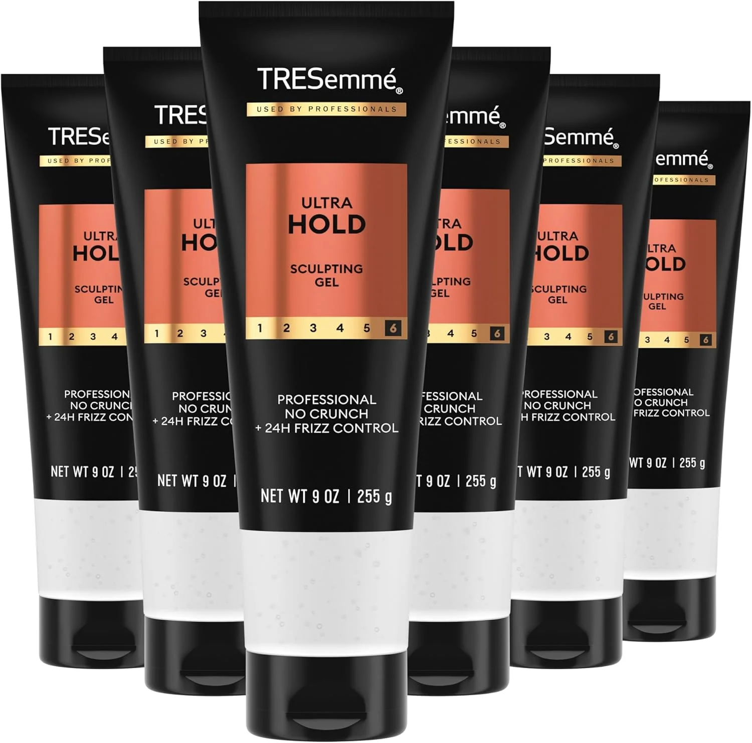 ژل حالت دهنده موی قوی TRESemmé بدون الکل، بسته 6 عددی، برای کنترل 24 ساعته وز مو، با فناوری Pro Lock، 255 گرم ژل حالت دهنده موی قوی TRESemmé بدون الکل، بسته 6 عددی، برای کنترل 24 ساعته وز مو، با فناوری Pro Lock، 255 گرم