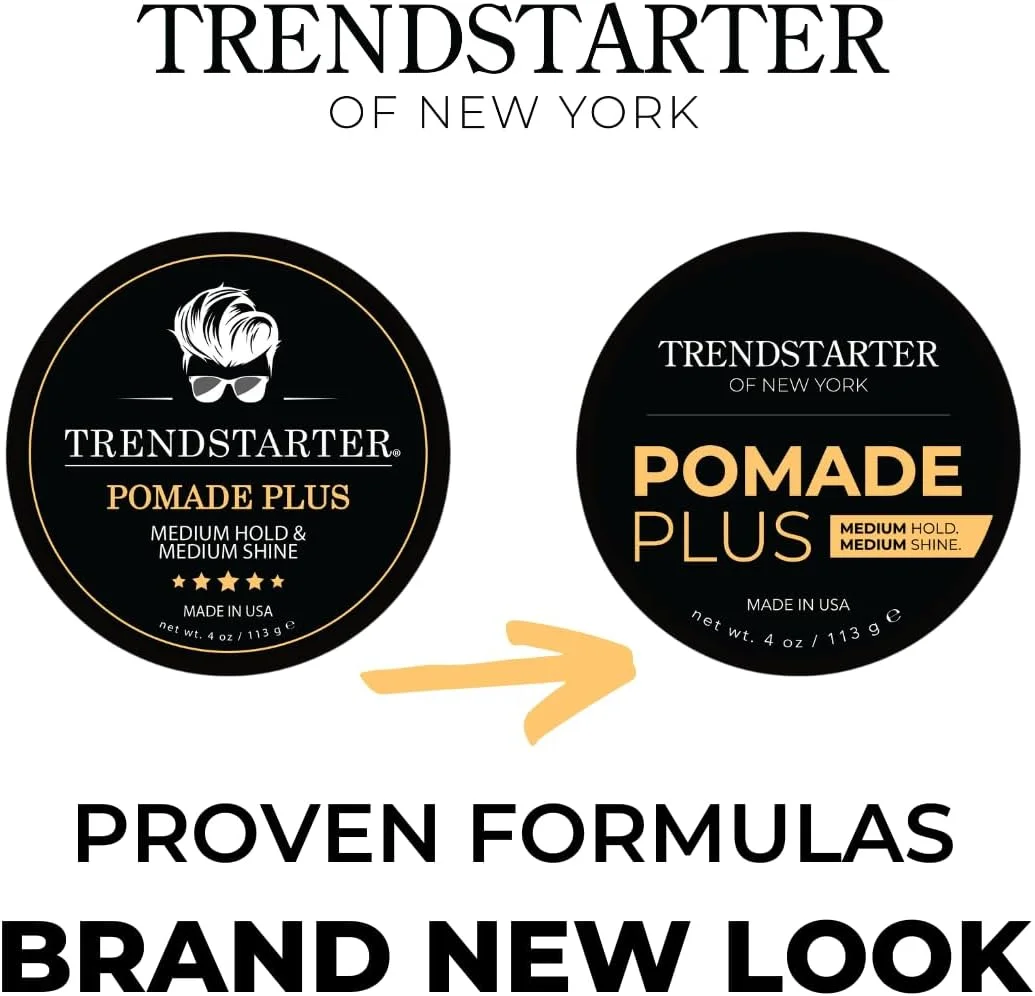 ترنداستارتر - پماد پلاس (113 گرم) - نگهدارندگی متوسط - درخشش متوسط - ژل حالت دهنده موی با کیفیت بر پایه آب، بدون ایجاد شوره، مناسب برای انواع مو - ماندگاری تمام روز ترنداستارتر - پماد پلاس (113 گرم) - نگهدارندگی متوسط - درخشش متوسط - ژل حالت دهنده موی با کیفیت بر پایه آب، بدون ایجاد شوره، مناسب برای انواع مو - ماندگاری تمام روز