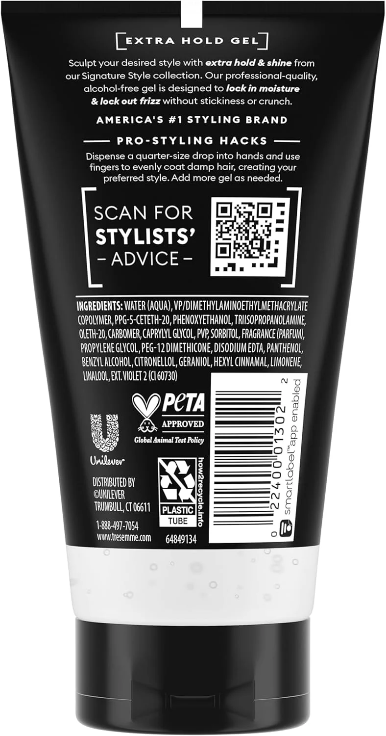 ژل حالت دهنده موی ترزمه، بدون الکل، با قدرت نگهدارندگی فوق العاده برای کنترل وز مو تا 24 ساعت، حاوی فناوری Pro Lock، حجم 148 میلی لیتر