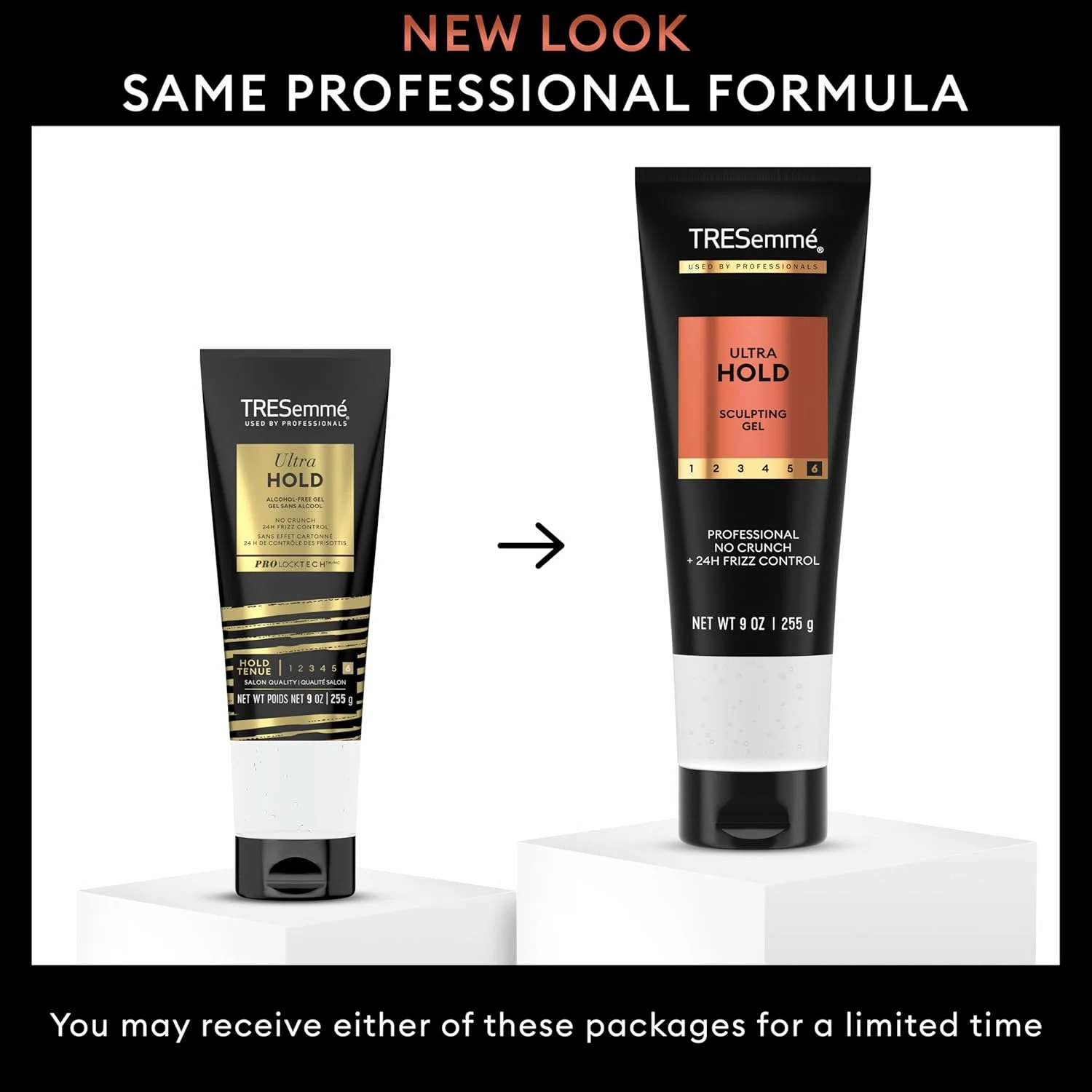 ژل حالت دهنده موی قوی TRESemmé بدون الکل، بسته 6 عددی، برای کنترل 24 ساعته وز مو، با فناوری Pro Lock، 255 گرم ژل حالت دهنده موی قوی TRESemmé بدون الکل، بسته 6 عددی، برای کنترل 24 ساعته وز مو، با فناوری Pro Lock، 255 گرم