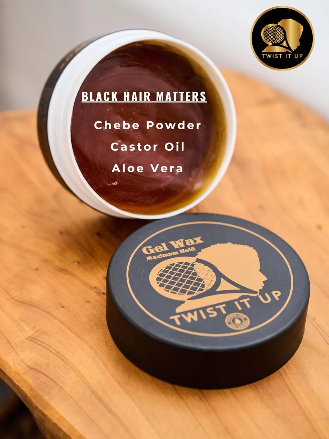 واکس ژل موی جدید Twist It Up - مناسب برای بافت مو، لبه های مو، فر های طبیعی، پیچش طبیعی، پماد حالت دهنده مو