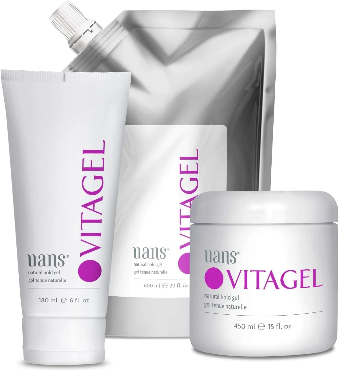 ژل حالت دهنده مو با نگهداری طبیعی UANS مدل Vitagel ژل حالت دهنده مو با نگهداری طبیعی UANS مدل Vitagel