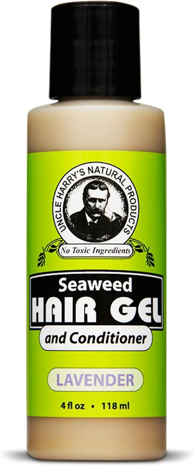 ژل و نرم کننده موی اسطوخودوس و جلبک دریایی Uncle Harry's Natural Products، مغذی، حجم دهنده، ترمیم کننده با خزه ایرلندی و عصاره های خالص گیاهی، متعادل کننده pH، بدون گلوتن و وگان، 4 اونس مایع ژل و نرم کننده موی اسطوخودوس و جلبک دریایی Uncle Harry's Natural Products، مغذی، حجم دهنده، ترمیم کننده با خزه ایرلندی و عصاره های خالص گیاهی، متعادل کننده pH، بدون گلوتن و وگان، 4 اونس مایع