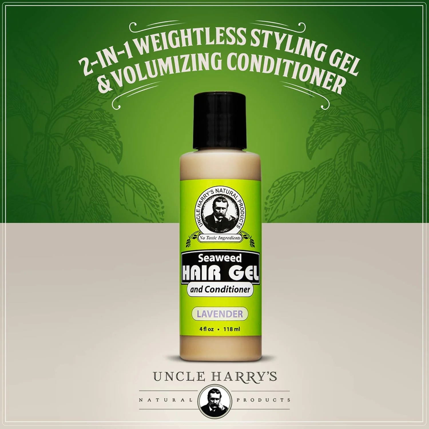 ژل و نرم کننده موی اسطوخودوس و جلبک دریایی Uncle Harry's Natural Products، مغذی، حجم دهنده، ترمیم کننده با خزه ایرلندی و عصاره های خالص گیاهی، متعادل کننده pH، بدون گلوتن و وگان، 4 اونس مایع ژل و نرم کننده موی اسطوخودوس و جلبک دریایی Uncle Harry's Natural Products، مغذی، حجم دهنده، ترمیم کننده با خزه ایرلندی و عصاره های خالص گیاهی، متعادل کننده pH، بدون گلوتن و وگان، 4 اونس مایع