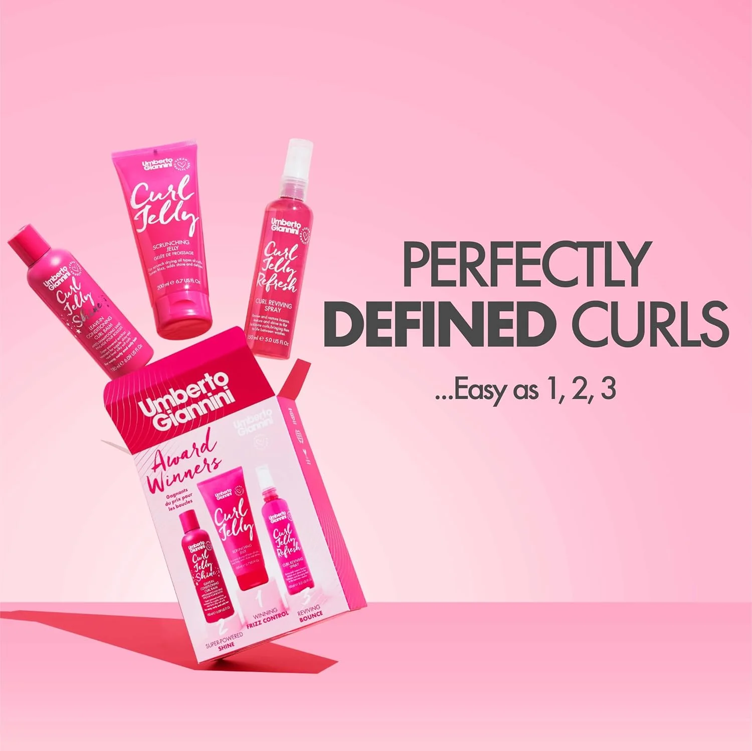 مجموعه حالت دهنده موی فر Umberto Giannini (ژل درخشان کننده فر 150 میلی لیتر، ژل حالت دهنده 200 میلی لیتر، اسپری احیا کننده فر 150 میلی لیتر) وگان و بدون تست حیوانی مجموعه حالت دهنده موی فر Umberto Giannini (ژل درخشان کننده فر 150 میلی لیتر، ژل حالت دهنده 200 میلی لیتر، اسپری احیا کننده فر 150 میلی لیتر) وگان و بدون تست حیوانی