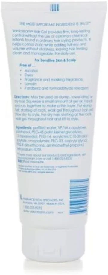 ژل حالت دهنده مو ونیکریم فری اند کلیر برای پوست حساس - بدون عطر - 200 گرم ژل حالت دهنده مو ونیکریم فری اند کلیر برای پوست حساس - بدون عطر - 200 گرم