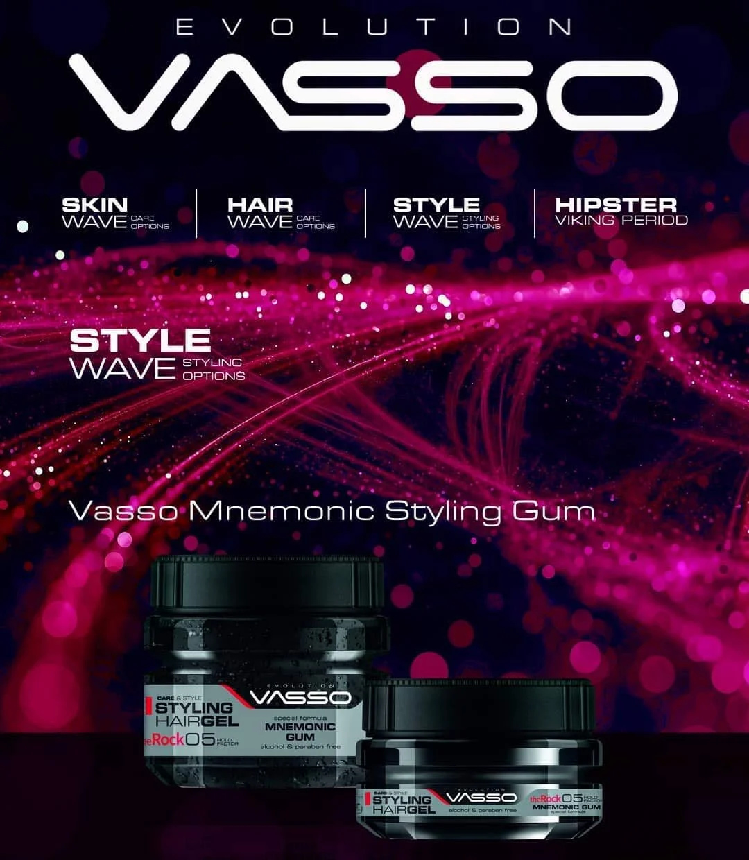 ژل حالت دهنده مو وسو مدل The Rock 05 Mnemonic Gum حجم 500 میلی لیتر ژل حالت دهنده مو وسو مدل The Rock 05 Mnemonic Gum حجم 500 میلی لیتر