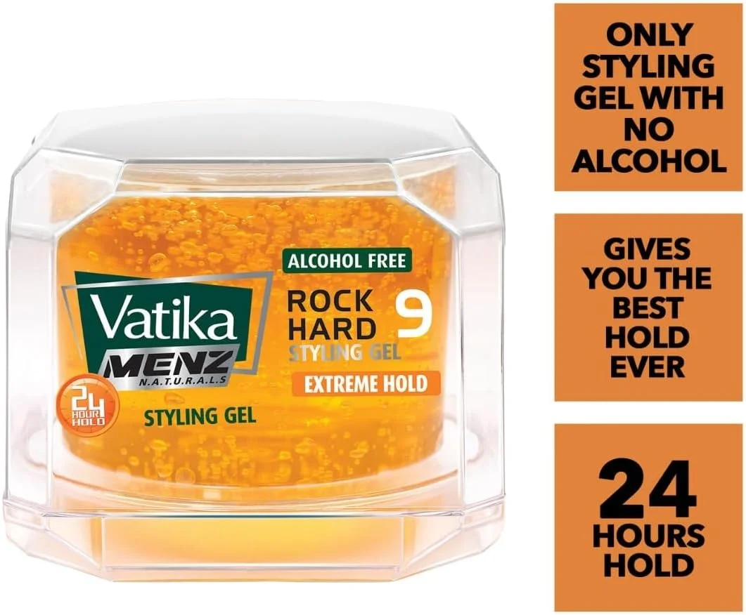 ژل حالت دهنده موی سر مردانه واتیکا نچرالز، مدل Extreme Hold | تغذیه شدید، درخشش بالا | بدون الکل - 250 میلی لیتر (بسته 2 عددی) ژل حالت دهنده موی سر مردانه واتیکا نچرالز، مدل Extreme Hold | تغذیه شدید، درخشش بالا | بدون الکل - 250 میلی لیتر (بسته 2 عددی)