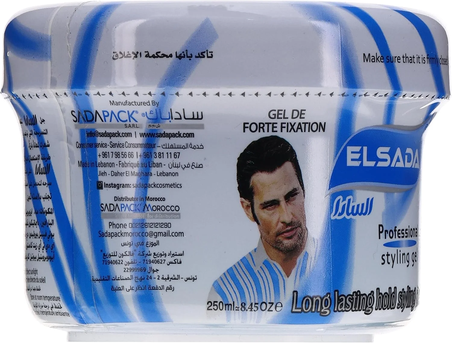 ژل حالت دهنده موی حرفه ای وینین السادا آبی 250 میلی لیتر ژل حالت دهنده موی حرفه ای وینین السادا آبی 250 میلی لیتر