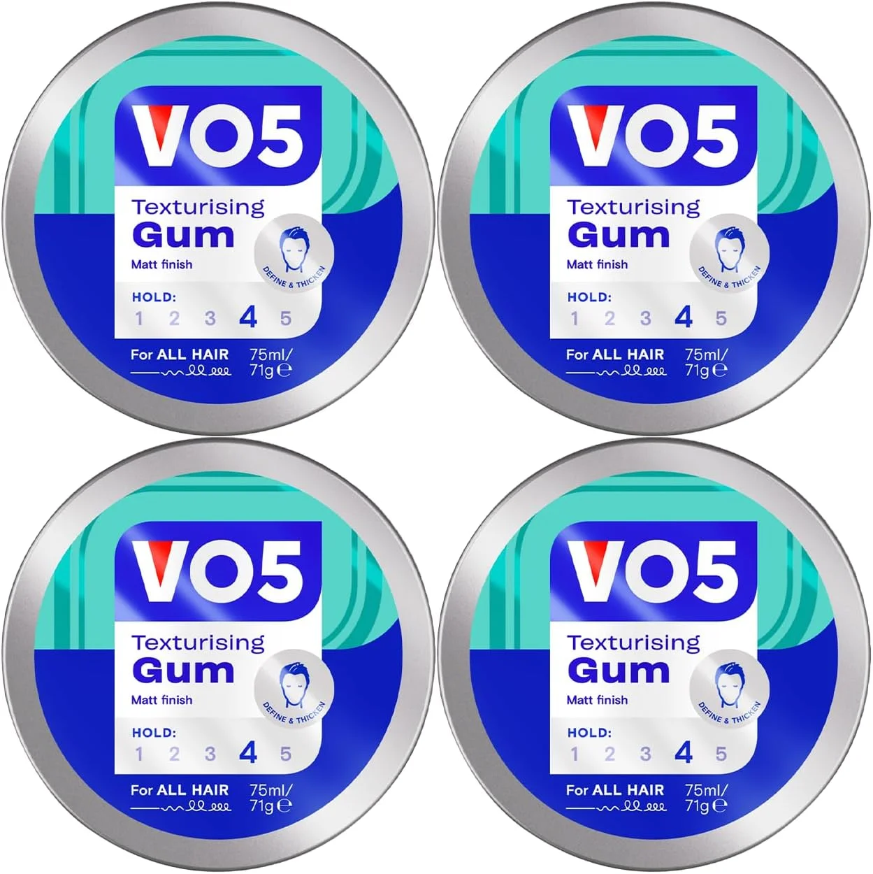 آدامس حالت دهنده مو وی او 5، حجم 75 میلی لیتر، بسته 4 عددی آدامس حالت دهنده مو وی او 5، حجم 75 میلی لیتر، بسته 4 عددی