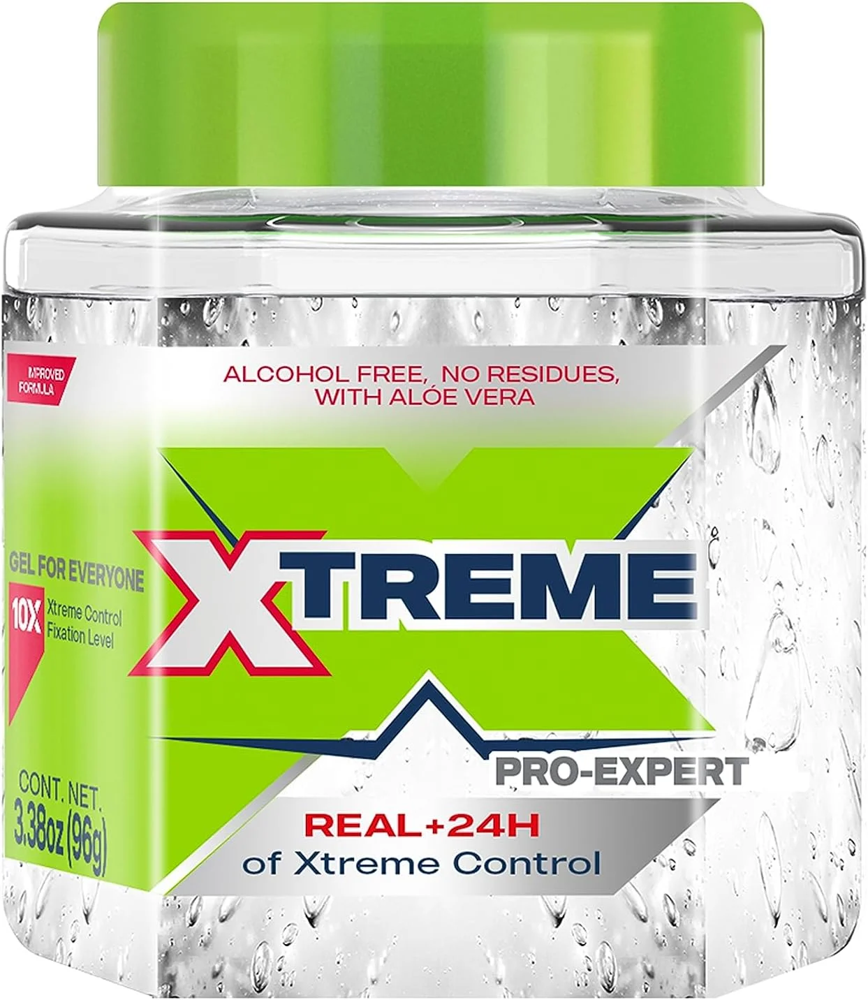 ژل حالت دهنده موی شفاف Xtreme Pro-Expert، بدون الکل، کنترل 24 ساعته با آلوئه ورا، سایز مسافرتی، 100 میلی لیتر (بسته 24 عددی) ژل حالت دهنده موی شفاف Xtreme Pro-Expert، بدون الکل، کنترل 24 ساعته با آلوئه ورا، سایز مسافرتی، 100 میلی لیتر (بسته 24 عددی)