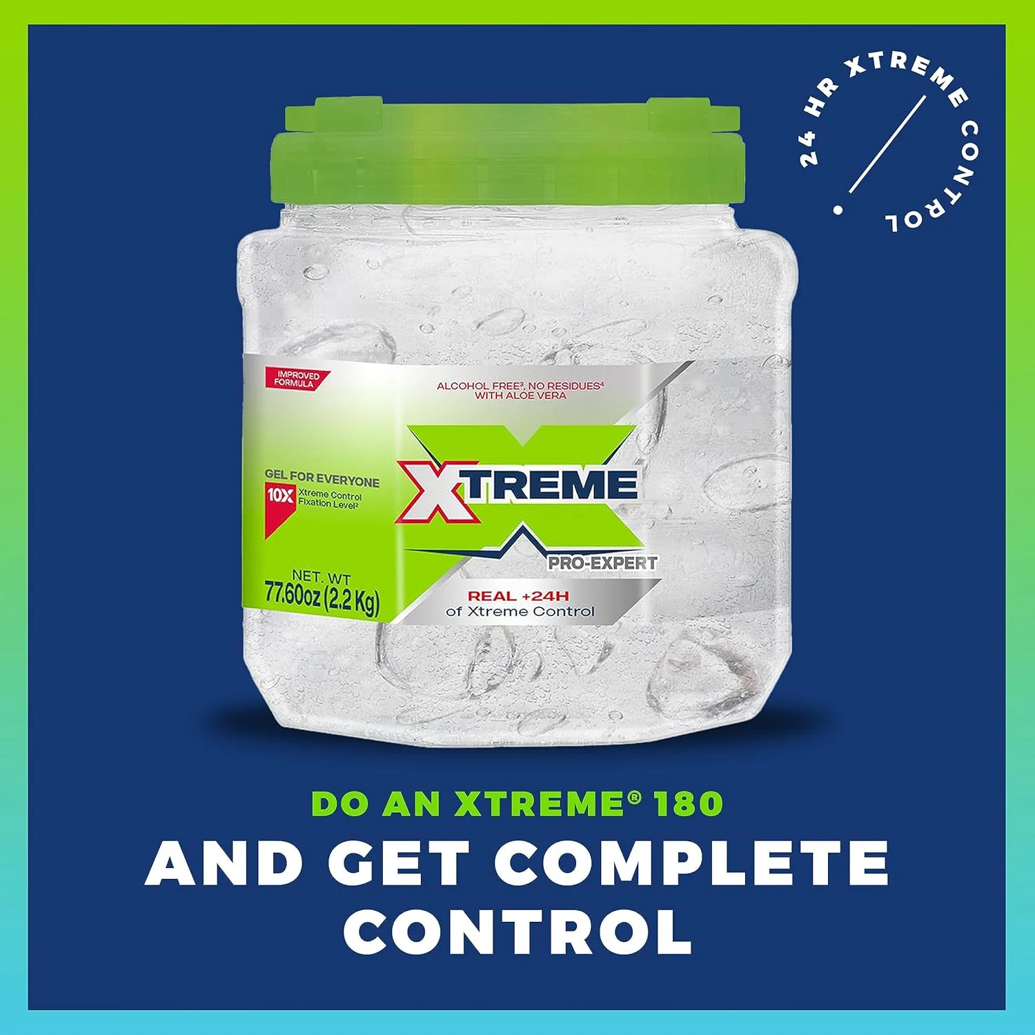 ژل حالت دهنده موی شفاف Xtreme Pro-Expert، بدون الکل، کنترل قوی 24 ساعته با آلوئه ورا، ظرف 2300 میلی لیتری (بسته 3 عددی) ژل حالت دهنده موی شفاف Xtreme Pro-Expert، بدون الکل، کنترل قوی 24 ساعته با آلوئه ورا، ظرف 2300 میلی لیتری (بسته 3 عددی)