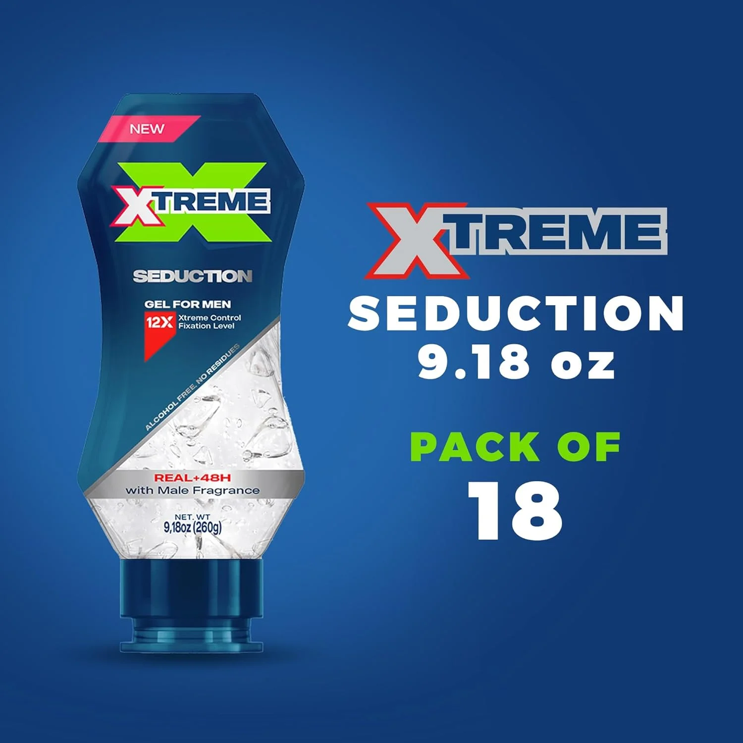 ژل حالت دهنده مو مردانه Xtreme Gel با آلوئه ورا و کنترل 48 ساعته، 270 میلی لیتر (بسته 18 عددی) ژل حالت دهنده مو مردانه Xtreme Gel با آلوئه ورا و کنترل 48 ساعته، 270 میلی لیتر (بسته 18 عددی)