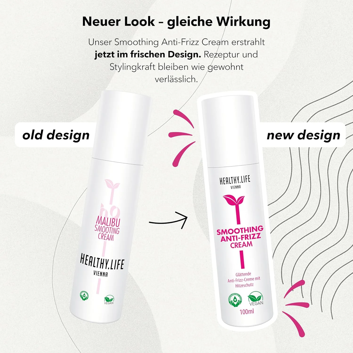 کرم مو ضد وز HLV برای حالت دادن به مو با محافظت در برابر حرارت - مناسب برای سشوار کشیدن و صاف کردن مو، برای درخشندگی و لطافت ابریشمی - کرم حالت دهنده محافظ حرارت برای مو (صاف کننده مالیبو)