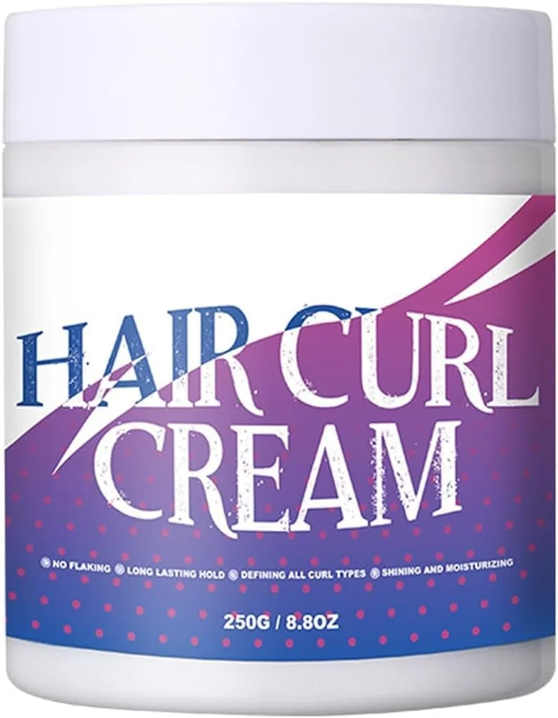 کرم حالت دهنده موی فر آزونی، کرم باز کننده گره موی فر، کرم حالت دهنده مو، کرم فعال کننده فر مرطوب کننده و ضد وز برای انواع مو (260 میلی لیتر)