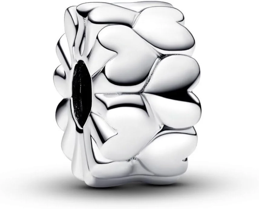 آویزهای قلبی نقره ای پاندورا Moments