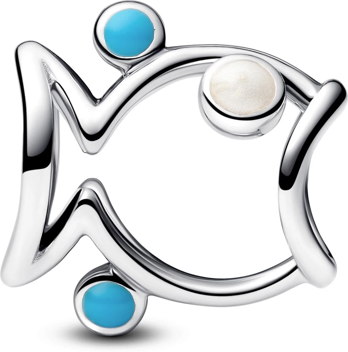 آویز ماهی باز پاندورا Moments 793819C01 نقره استرلینگ سازگار با آویز Moments آویز ماهی باز پاندورا Moments 793819C01 نقره استرلینگ سازگار با آویز Moments