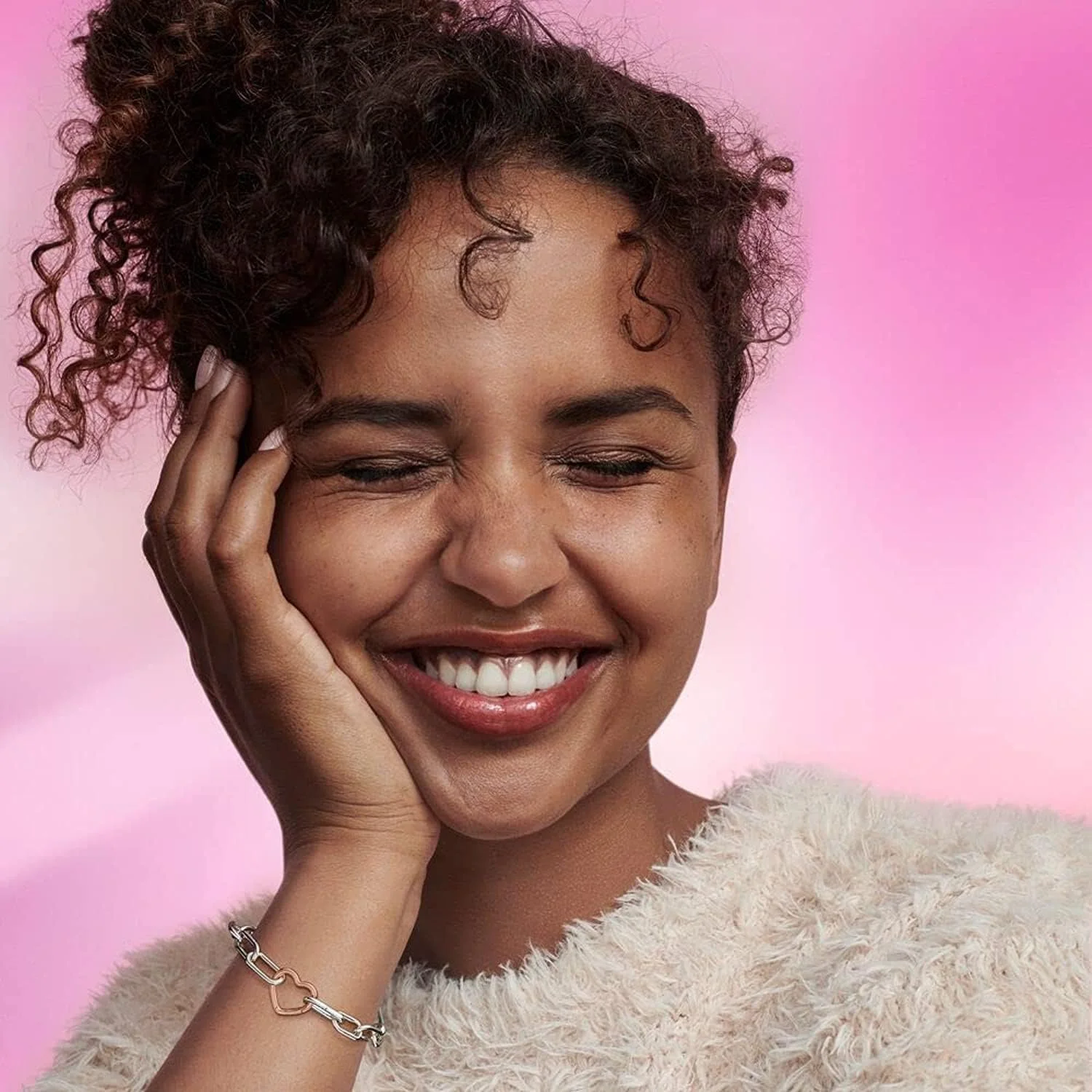 آویز کالکشن پاندورا ME با روکش طلای رزگلد 14 عیار