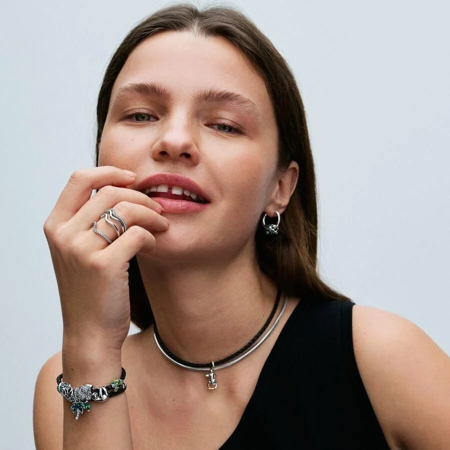 آویز برگ انجیری پاندورا Moments