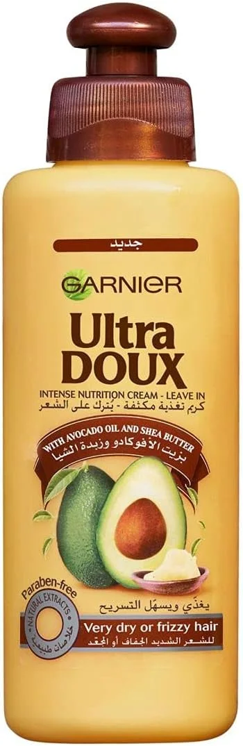 کرم موی بعد از حمام آووکادو و شی باتر گارنیه Ultra Doux، 200 میلی لیتر، بسته دوتایی