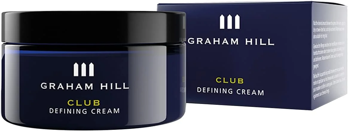 کرم حالت دهنده مو مردانه گراهام هیل مدل کلاب - 75 میلی لیتر | کرم حالت دهنده مو با بافت طبیعی، فرمول گیاهی - ایده آل برای حالت دادن به موهای متنوع مردانه