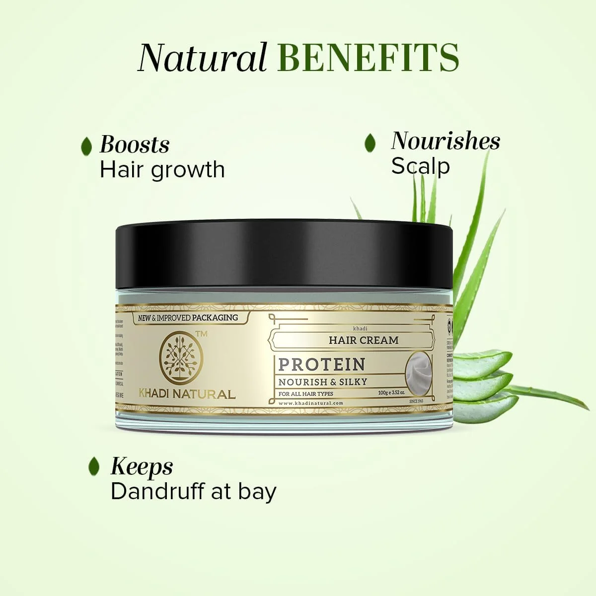 کرم موی پروتئینی طبیعی Khadi کرم موی پروتئینی طبیعی Khadi