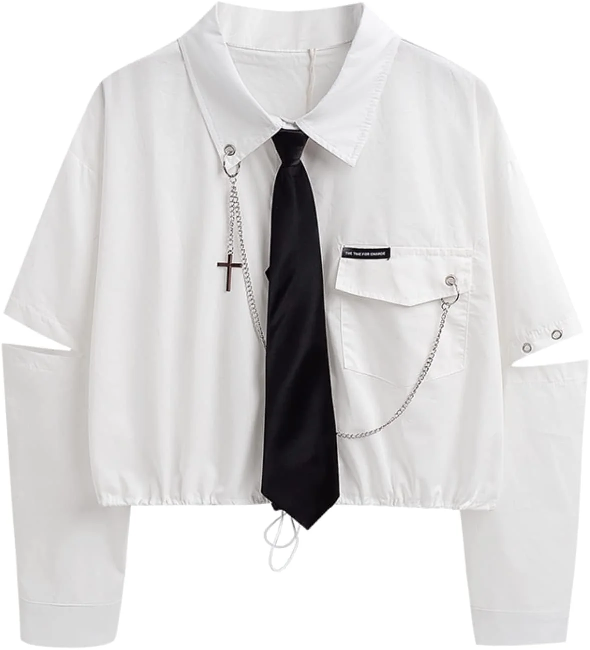 بلوز دکمه دار زنانه، استایل گوتیک، ژاپنی هاراجوکو، استریت ور، تک ور، لباس های شیک