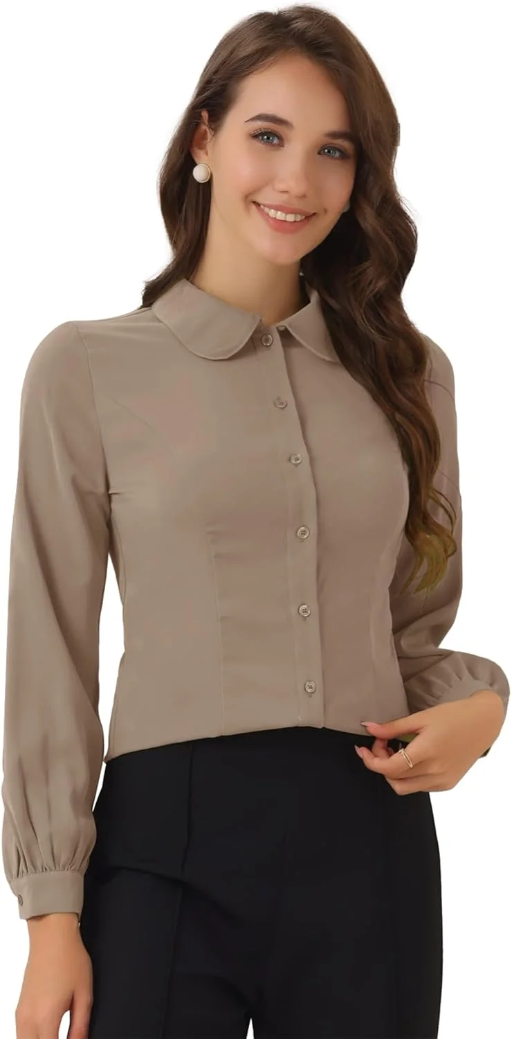 بلوز زنانه Allegra K با یقه پاپیونی