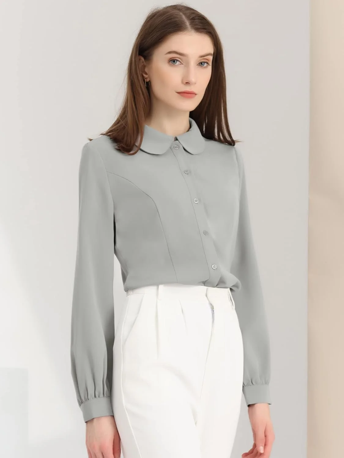 پیراهن یقه پیتر پن زنانه Allegra K، کلاسیک