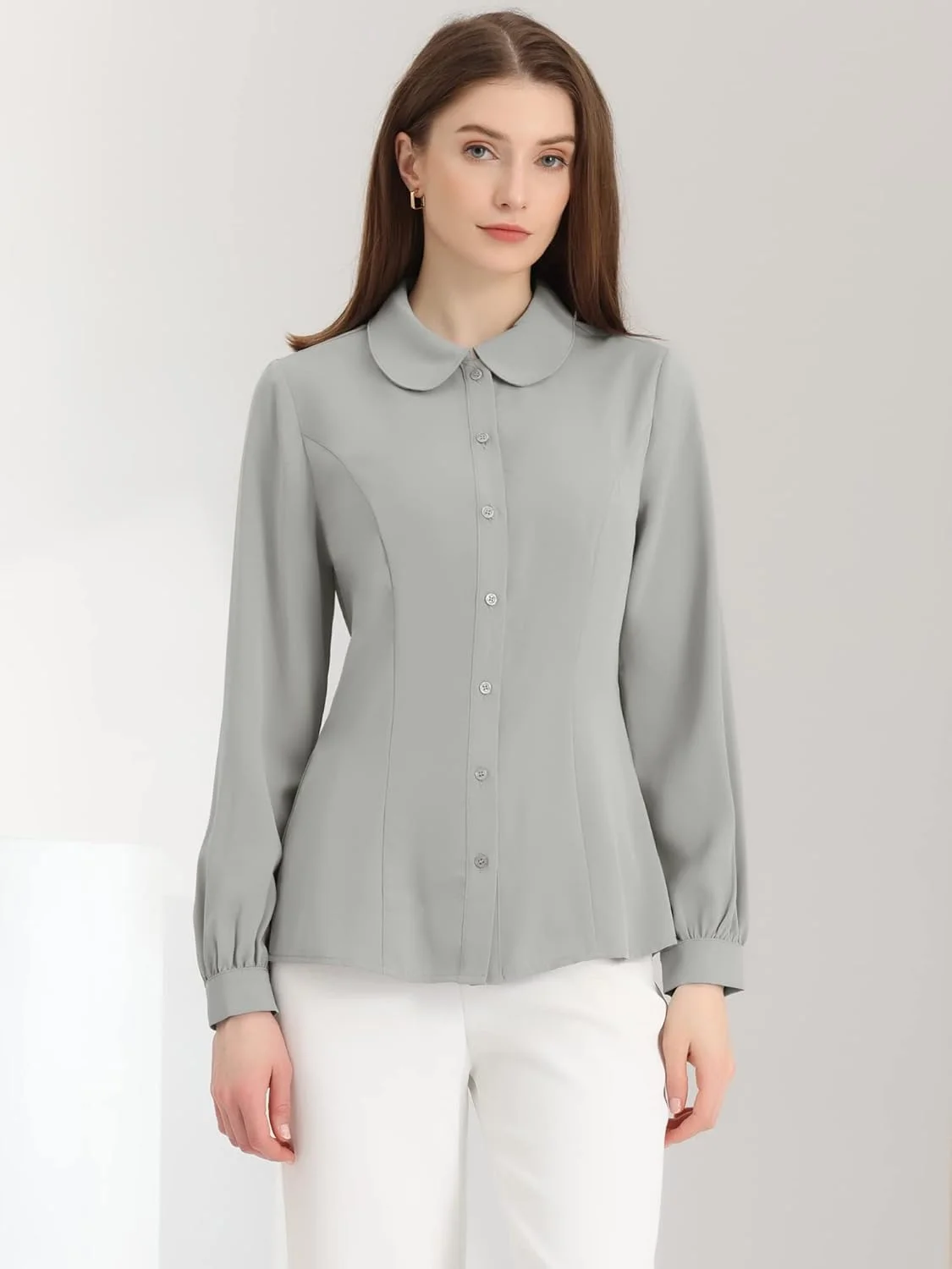 پیراهن یقه پیتر پن زنانه Allegra K، کلاسیک