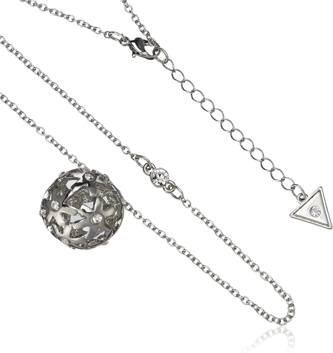 گردنبند آویز توپی طرح گل "Basic" GUESS، کریستال