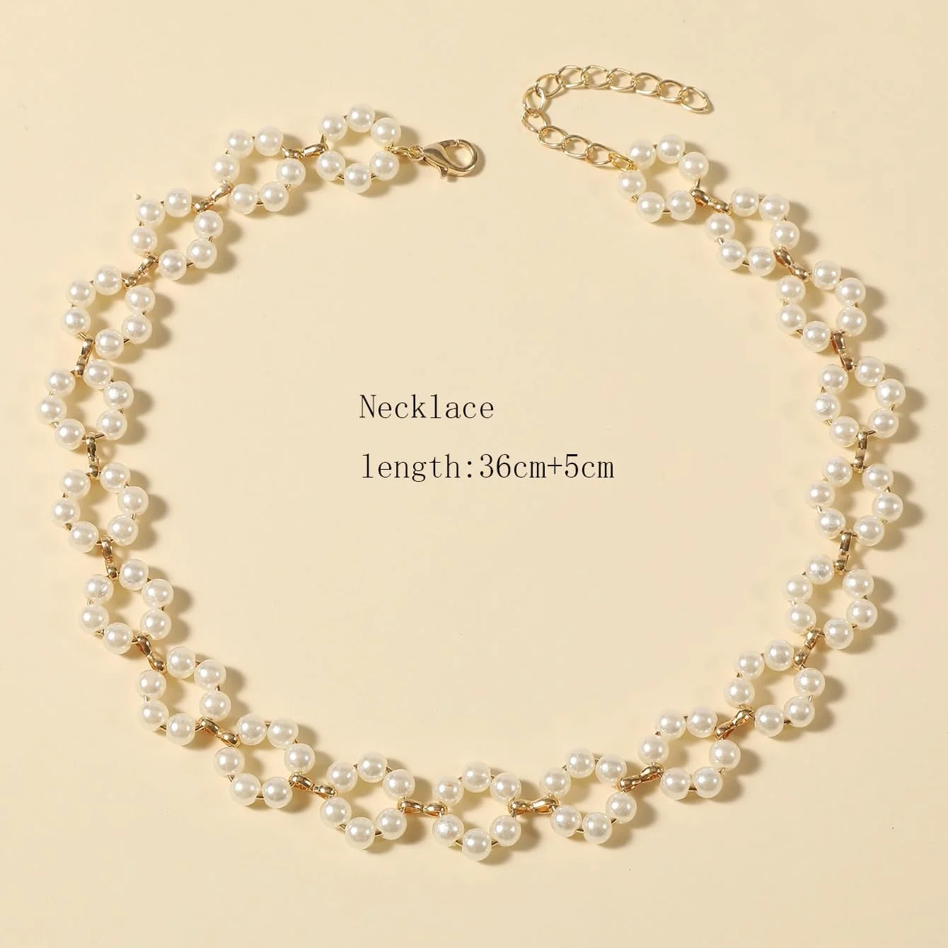 آویز گردنبند چوکر زنجیری مرواریدی شیک و جدید زنانه و دخترانه آویز گردنبند چوکر زنجیری مرواریدی شیک و جدید زنانه و دخترانه