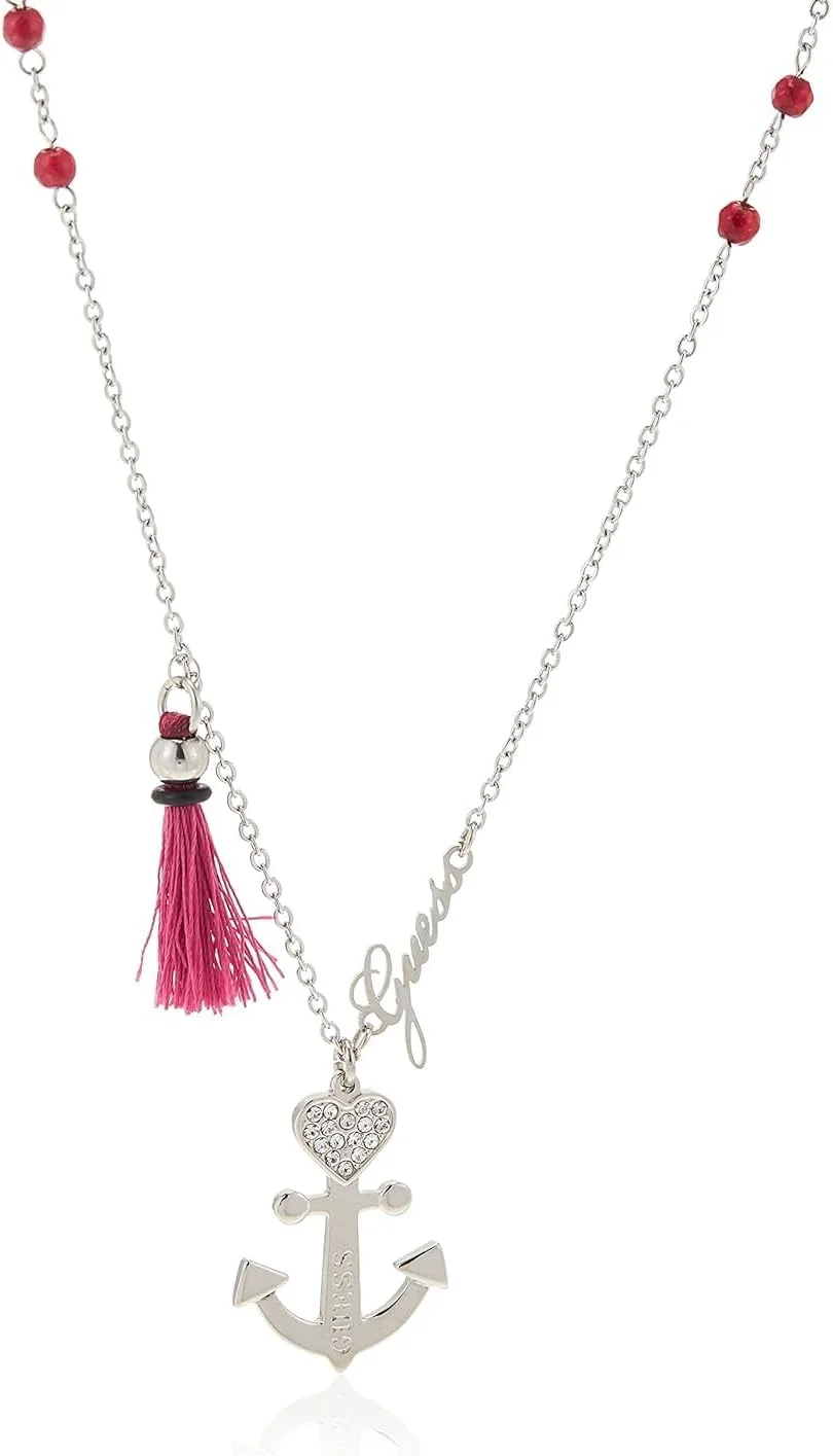 گردنبند زنانه گس مدل Ubn85003، نقره ای