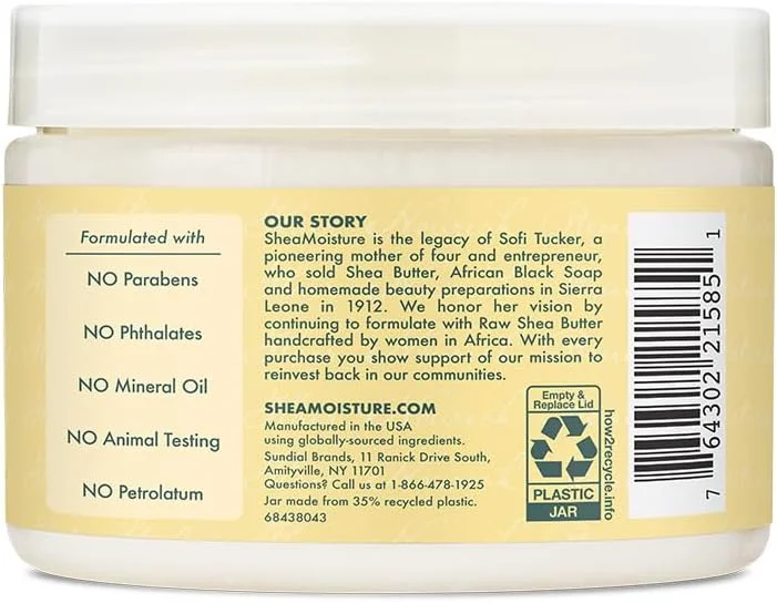 کرم تقویت کننده و ترمیم کننده مو حاوی روغن کرچک سیاه جامائیکایی Shea Moisture، مناسب برای آقایان و بانوان، 354 گرم