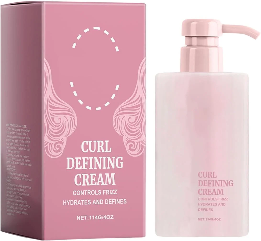 کرم حالت دهنده موی فر برای موهای حجیم، کرم حالت دهنده و فرم دهنده برای موهای مجعد و موج دار، برای درخشش مو