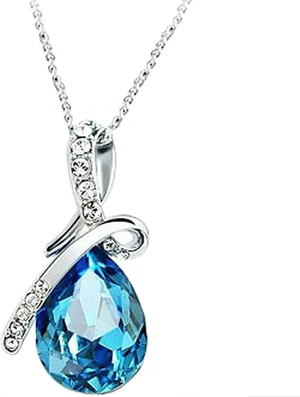 ست زیورآلات زنانه از جنس فلز غیر قیمتی شاینینگ دیوا (آبی) (rcmb216) - هدیه