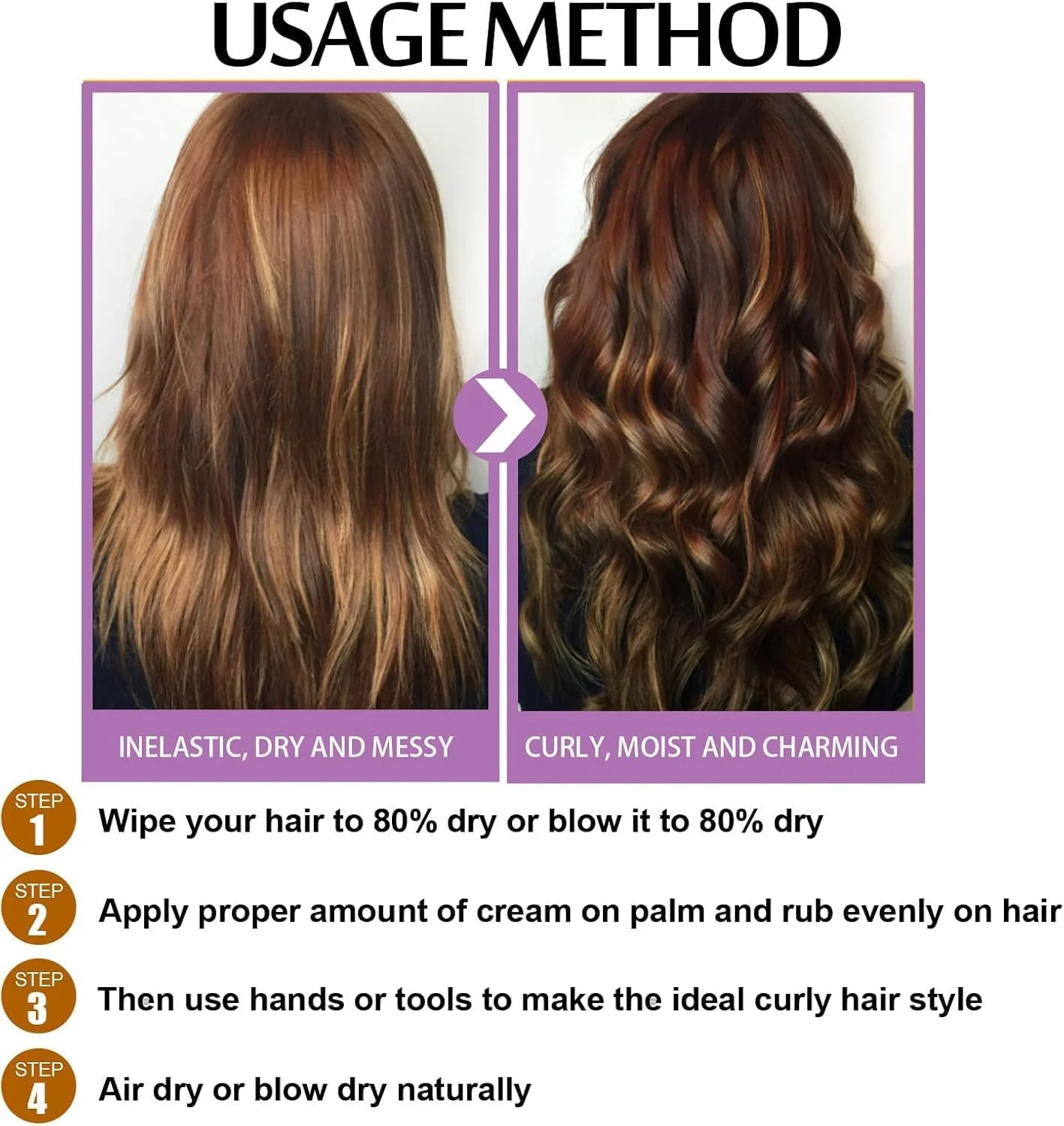 کرم حالت دهنده و فرم دهنده مو NALACAL، مرطوب کننده ماندگار با قابلیت مشخص کردن فر و محافظت در برابر حرارت - کرم حالت دهنده طبیعی برای انواع مو، ایجاد کننده حالت و محافظت در برابر آسیب