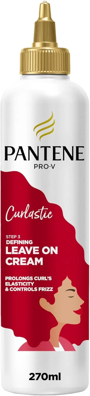کرم موی حالت دهنده و ضد وز Pantene Pro-V Curlastic برای انعطاف پذیری ماندگار، 270 میلی لیتر - بسته بندی ممکن است متفاوت باشد