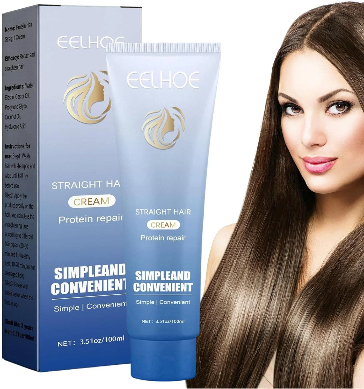 کرم صاف کننده مو پروتئینه | کرم صاف کننده و ترمیم کننده مو پروتئینه - لوسیون صاف کننده سریع و مغذی مو 100 میلی لیتری برای انواع مو کرم صاف کننده مو پروتئینه | کرم صاف کننده و ترمیم کننده مو پروتئینه - لوسیون صاف کننده سریع و مغذی مو 100 میلی لیتری برای انواع مو