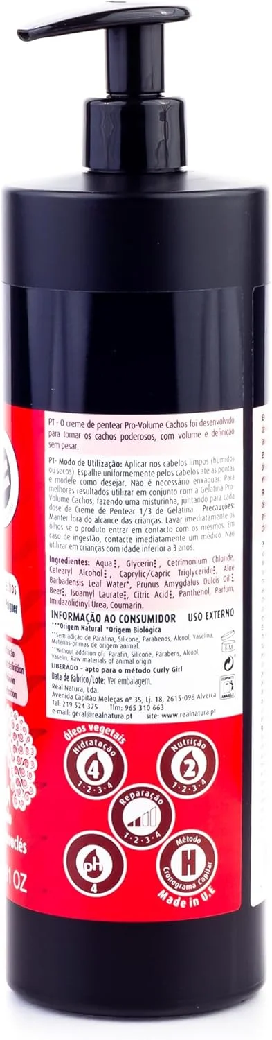 کرم فر کننده مو رئال ناتورا پرو-حجم 1 لیتری - مناسب برای آقایان و بانوان - مراقبت ویژه برای فرهای حجیم کرم فر کننده مو رئال ناتورا پرو-حجم 1 لیتری - مناسب برای آقایان و بانوان - مراقبت ویژه برای فرهای حجیم