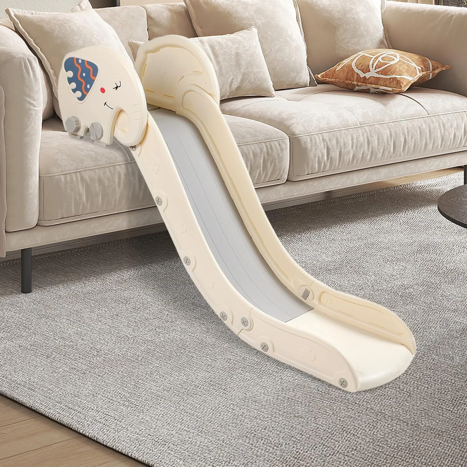 سرسره مبلی سرپوشیده Masroo برای کودکان 1 تا 3 سال، مجموعه بازی سرسره کودک، سرسره کودک برای پله مبل تختخواب سرسره مبلی سرپوشیده Masroo برای کودکان 1 تا 3 سال، مجموعه بازی سرسره کودک، سرسره کودک برای پله مبل تختخواب