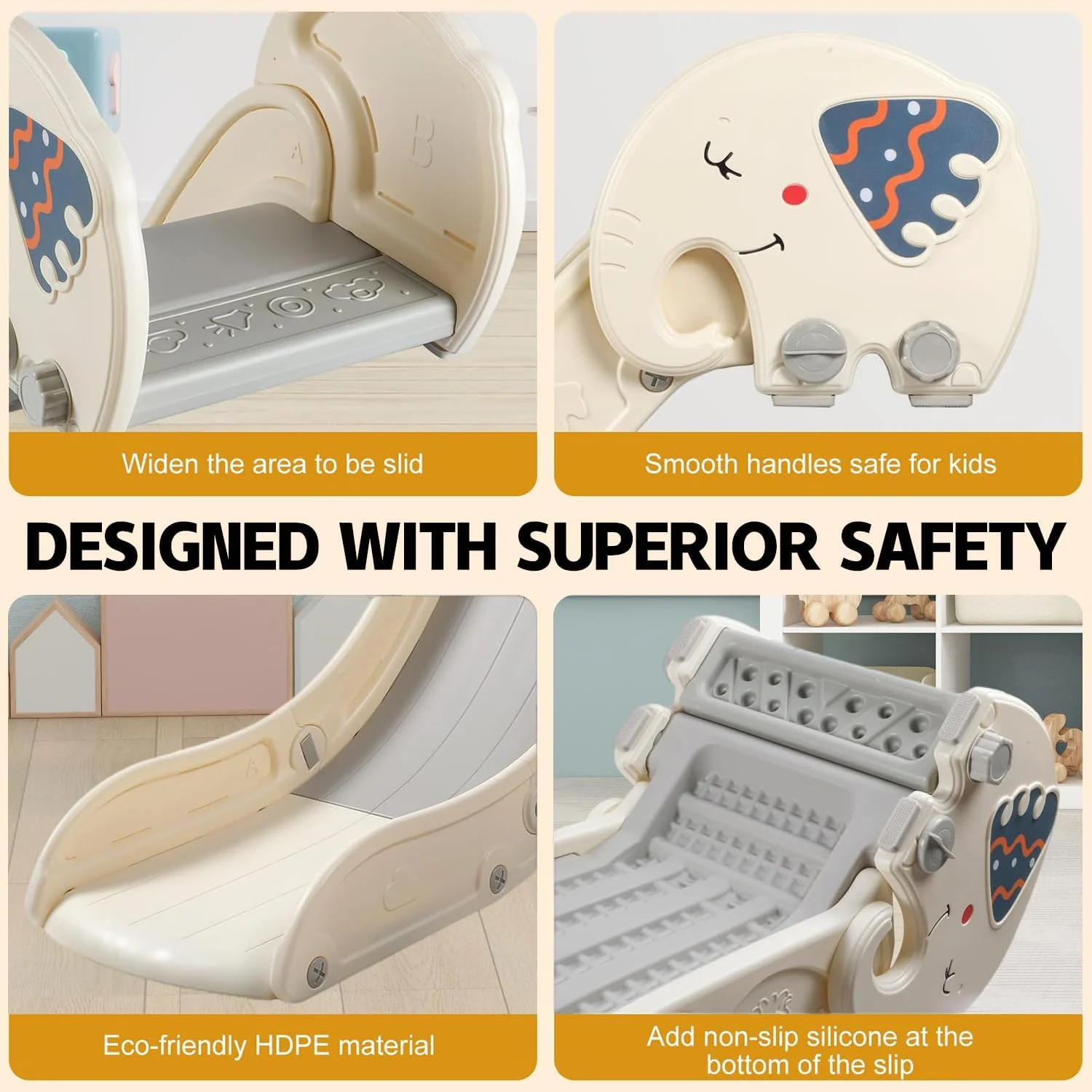 سرسره مبلی سرپوشیده Masroo برای کودکان 1 تا 3 سال، مجموعه بازی سرسره کودک، سرسره کودک برای پله مبل تختخواب سرسره مبلی سرپوشیده Masroo برای کودکان 1 تا 3 سال، مجموعه بازی سرسره کودک، سرسره کودک برای پله مبل تختخواب